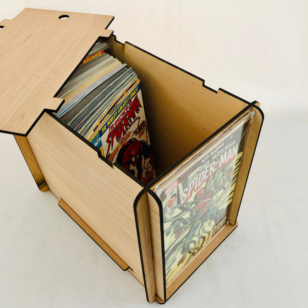 Back-to-School storage solution from Romany House short box for comics