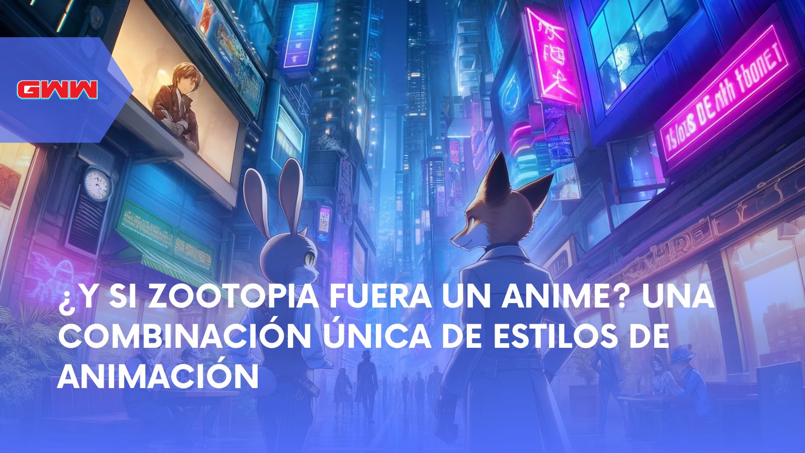 ¿Y Si Zootopia Fuera Un Anime? Una Combinación úNica de Estilos de Animación